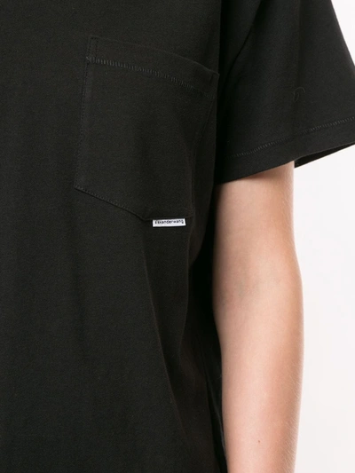 Shop Alexander Wang Chest Pocket T-shirt In Black