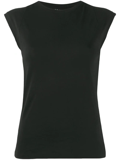 Shop Frame Le Mid Rise Tank Top In Black