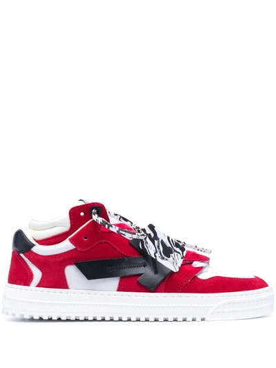 Shop Off-white Off-court Low-top Sneakers In Red