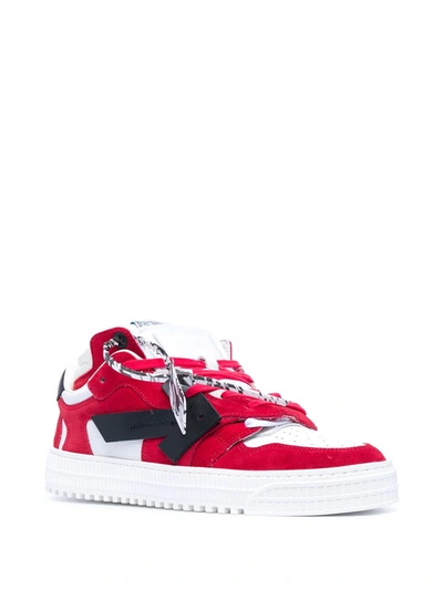 Shop Off-white Off-court Low-top Sneakers In Red