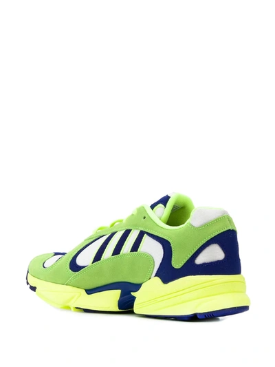 Shop Adidas Originals Yung-1 "solar Green" Sneakers