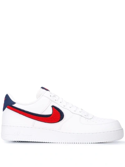 Shop Nike Air Force 1 07 Lv8 "chenille Swoosh" Sneakers In White