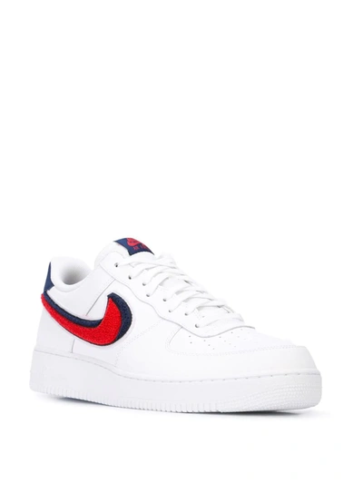 Nike Air Force 1 07 Lv8 "chenille Swoosh" Sneakers In 106 | ModeSens