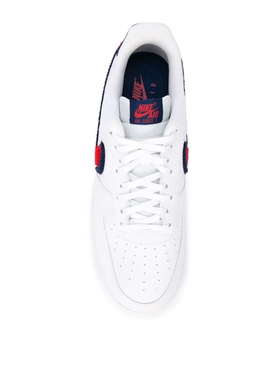 Shop Nike Air Force 1 07 Lv8 "chenille Swoosh" Sneakers In White