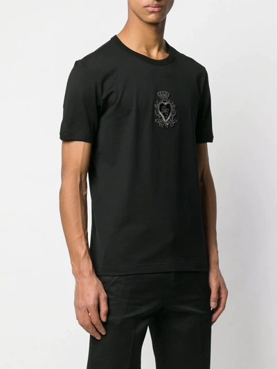 Shop Dolce & Gabbana Dg Logo T-shirt In Black