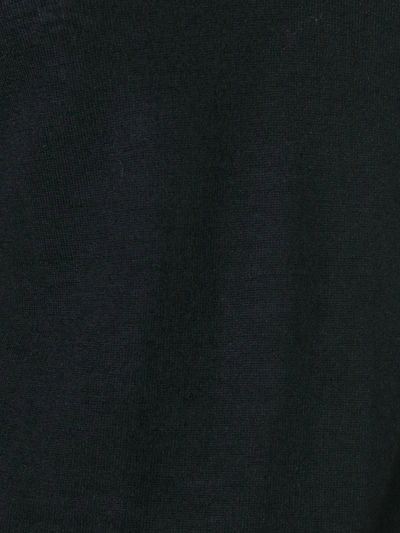 N•peal Cashmere Superfine V-neck Sweater In Black