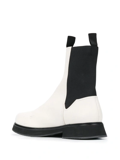Shop Nina Ricci Slip-on Ankle Boots In White