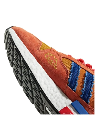 Shop Adidas Originals X Dragon Ball Z Zx 500 Rm "goku" Sneakers In Orange