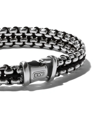 David Yurman Woven Box Chain Bracelet In Ssbk