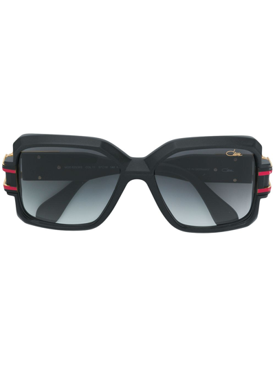 Shop Cazal 623302 Oversize Sunglasses In Black