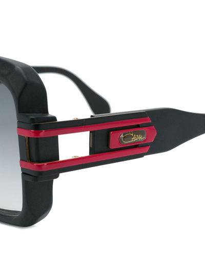 Shop Cazal 623302 Oversize Sunglasses In Black