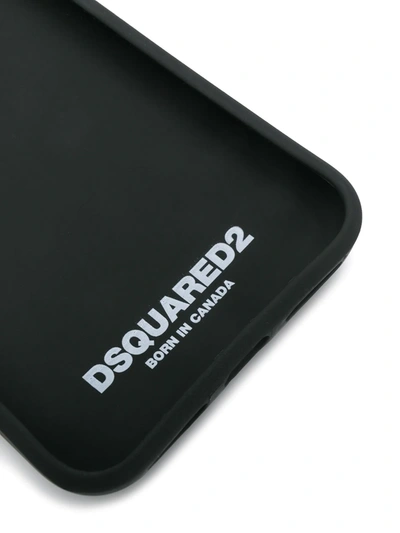 DSQUARED2 LOGO PHONE CASE - 黑色