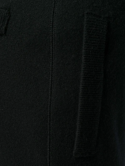 Shop Dolce & Gabbana Cashmere Track Pants In Black