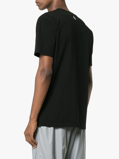 Shop Marcelo Burlon County Of Milan X Nba Print Ribbed Neck T-shirt In Black