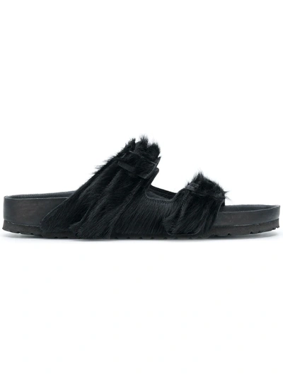 Shop Rick Owens X Birkenstock Arizona Sandals In Black