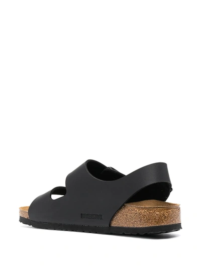 Shop Birkenstock Milano Birko-flor Sandals In Black