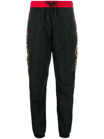 Shop Marcelo Burlon County Of Milan Leopard-print Track Pants In Black