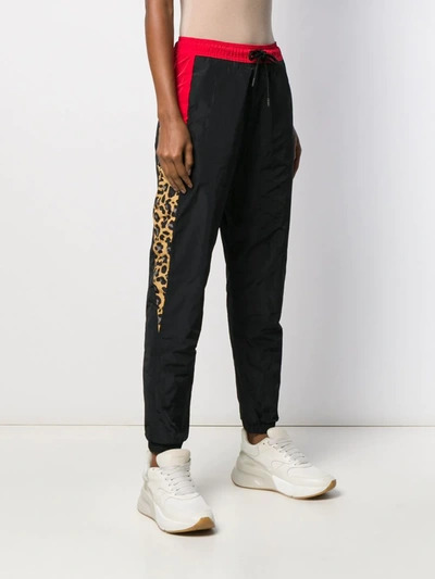 Shop Marcelo Burlon County Of Milan Leopard-print Track Pants In Black