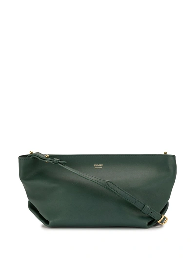 Shop Khaite Adeline Crossbody Bag In Green