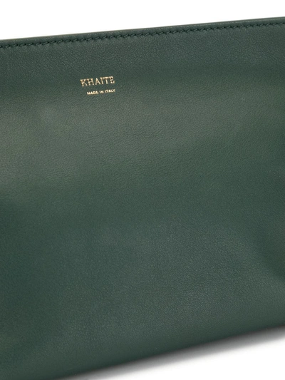 Shop Khaite Adeline Crossbody Bag In Green