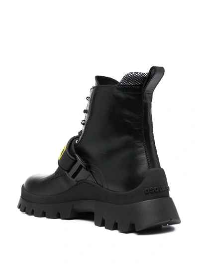 Shop Dsquared2 Lace-up Ankle Boots In Black