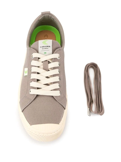 Shop Cariuma Oca Low-top Canvas Sneakers In Grey