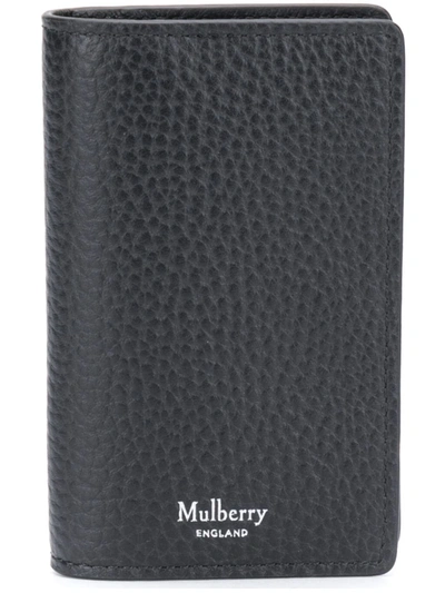 Shop Mulberry Folding Card Case In Black