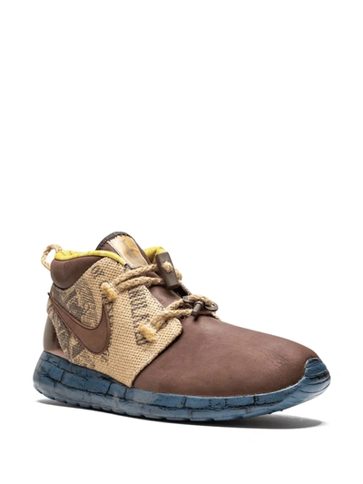 Nike Roshe Run Trollstrike Sneakers In Brown