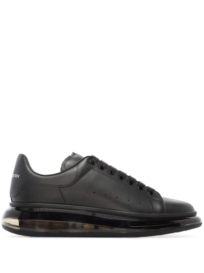 Shop Alexander Mcqueen Oversized Air-sole Sneakers In Black