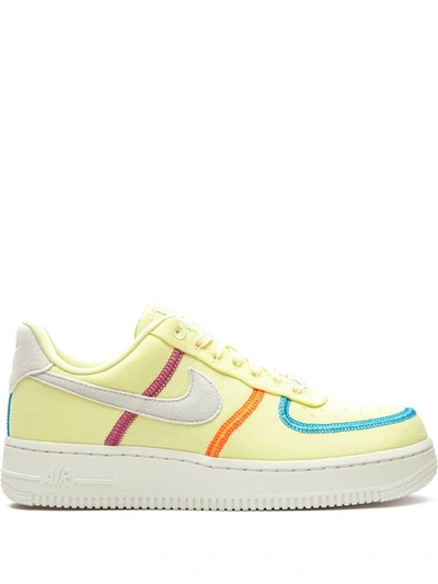 Shop Nike Air Force 1 '07 Lx "life Lime" Sneakers In Yellow