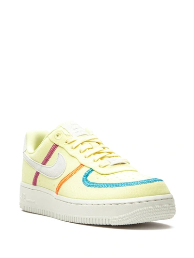 Nike Air Force 1 '07 Lx "life Lime" Sneakers In Yellow