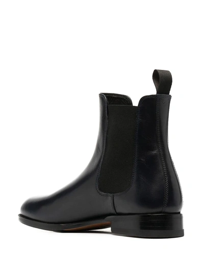 Scarosso Elena Chelsea Boots In Blue