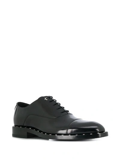 Shop Jimmy Choo Falcon Star-embellished Oxford Shoes In Black