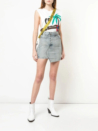 Haculla Printed Tank Top In White