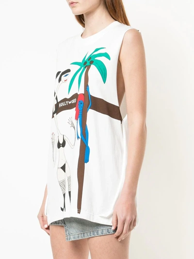 Shop Haculla Printed Tank Top In White