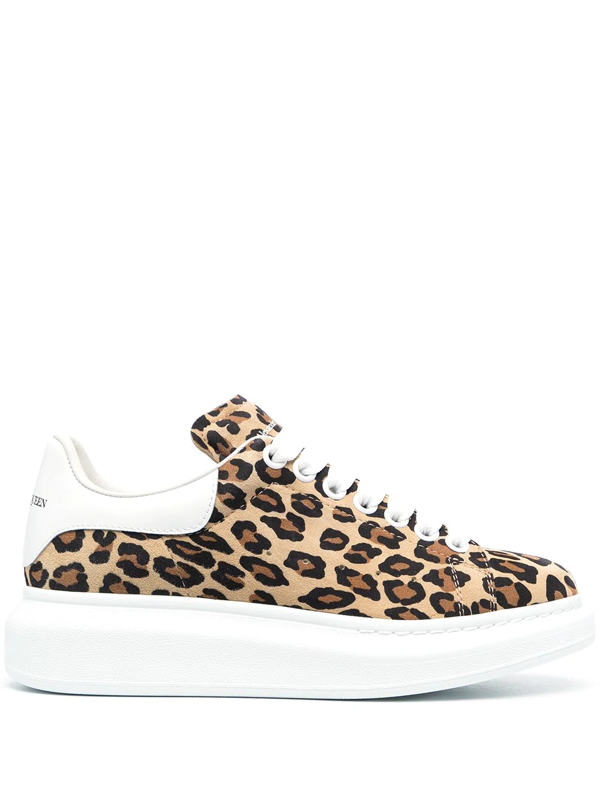 leopard print alexander mcqueen sneakers
