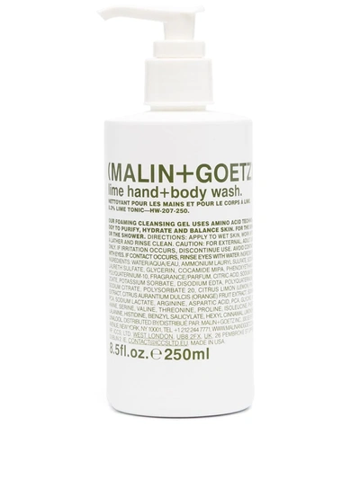 Shop Malin + Goetz Lime Hand + Body Wash In White