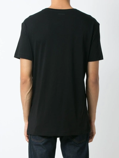 Shop Osklen Plain T-shirt In Black