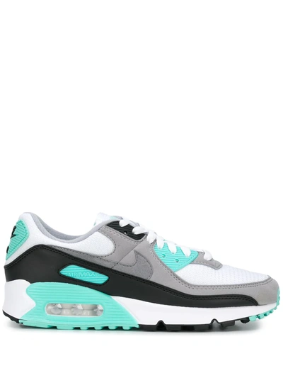 Shop Nike Air Max 90 "turquoise" Sneakers In White