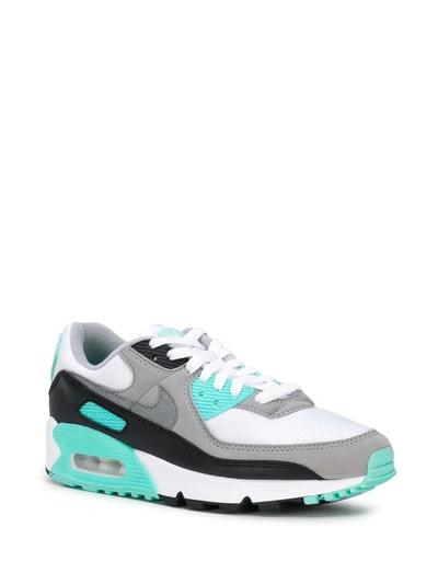 Shop Nike Air Max 90 "turquoise" Sneakers In White