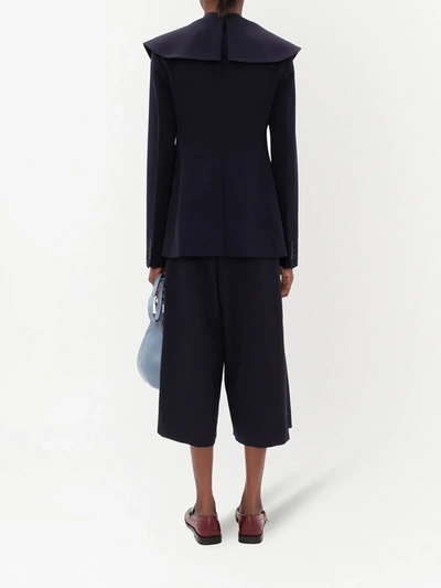 Shop Jw Anderson Shawl Lapel Tailored Jacket In Blue