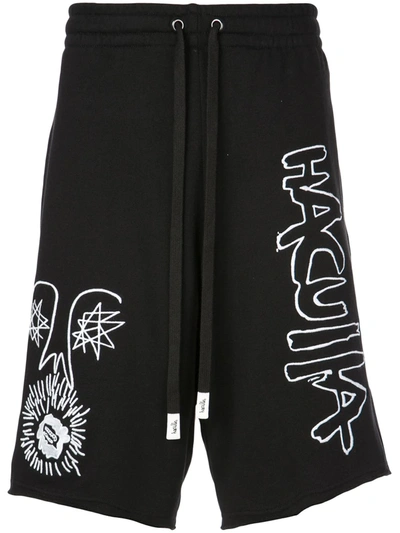 Shop Haculla Felon Track Shorts In Black