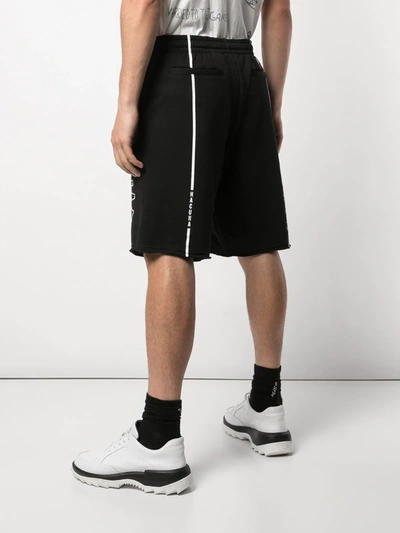 Shop Haculla Felon Track Shorts In Black