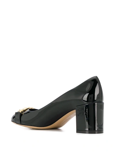 Ferragamo Women's Garda Patent Leather Pumps In Black