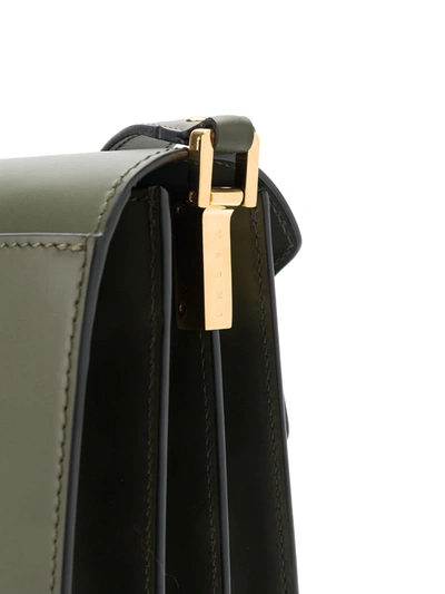 Shop Marni Trunk Shoulder Bag In Green