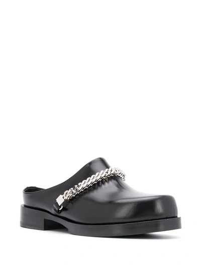 Shop Alyx Chain-detail Chunky Mules In Black