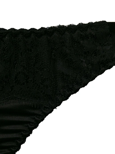 Shop Gilda & Pearl Lovers Of Montparnasse Silk Briefs In Black