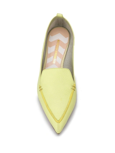 Shop Nicholas Kirkwood Beya Flat Loafers In Yellow