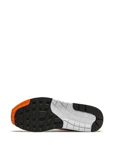 Shop Nike Air Max 1 Anniversary "magma Orange" Sneakers In White