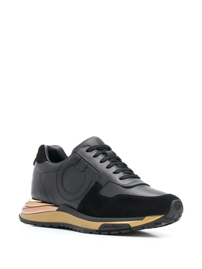 Ferragamo Brooklyn Sneakers In Black